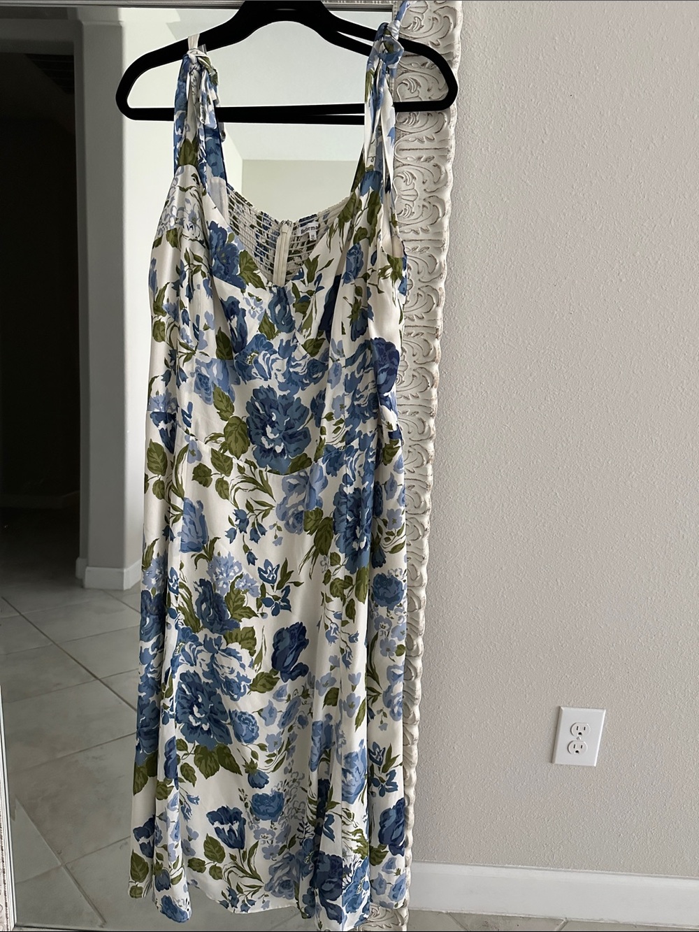 Reformation Nadira Floral Print Dress